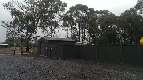Surface HV switchroom and yard fencing
